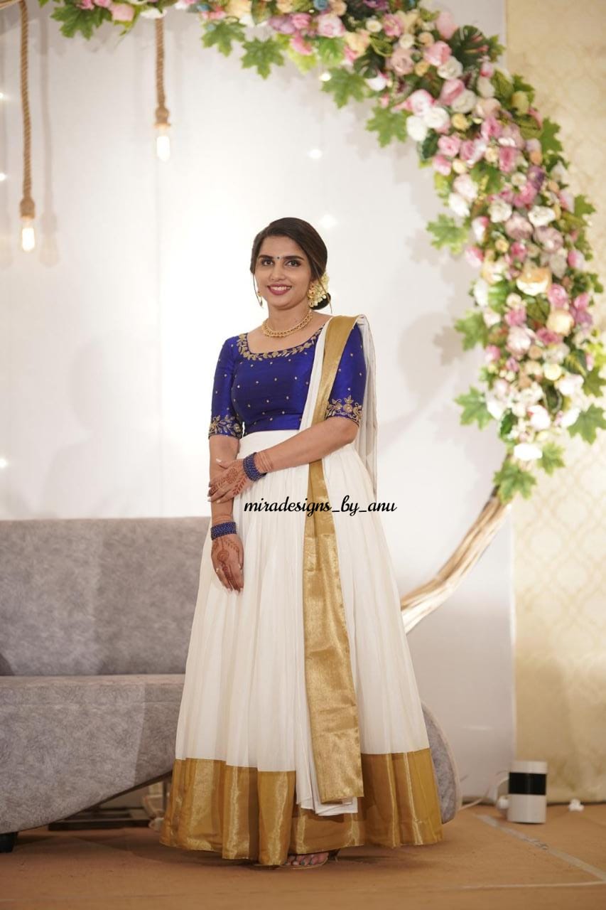 Sky Blue Lehenga
